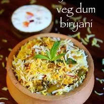 Hyderabadi Vegetable Dum Biryani