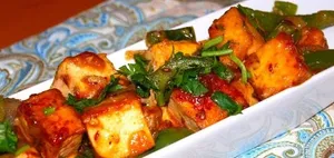 Pan Fried Chili TOFU (Vegan)