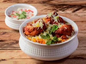 BIRYANI with CHICKEN 65